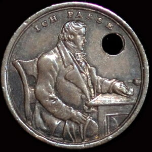 Ich Passe Counter Marke Game Token Spiel Marke from an Old Collection sm2033
