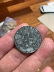 �h�C�c�AVDM SONST 2 REICHSMARK ERSATZ �󏭃g�[�N�� 30.5mm ���� 5.2g