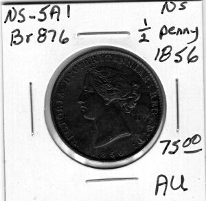 1856�N�m�o�X�R�V�A�g�[�N�� -NS-5A1�ABr876�ANS 1/2�y�j�[ - AU