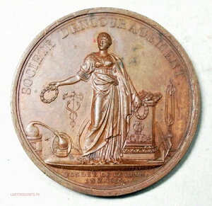 (�č�) Medaille soci?t? d'encouragement d?cern?e en 1858 par Tiolier.F MED331