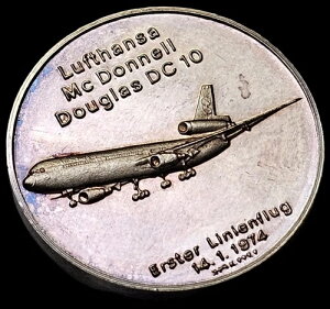 1974�N ���t�g�n���U �}�N�h�l���E�_�O���X DC 10.999 �V���o�[ �v���[�t ���_�� #1124