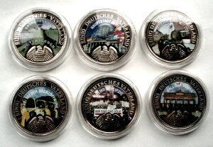 �h�C�c�AEINIG DEUTSCHES VATERLAND 6 UNC �J���[���_�� 40mm 27g CuNi�B B11