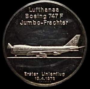 1972 ���t�g�n���U �{�[�C���O 747 F �W�����{ �t���N�^�[ �G���X�^�[ .999 �V���o�[ �v���[�t ���_�� # 1118