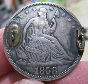 �� 1858�N�� �A�����J�� �A���e�B�[�N�V���o�[ ���o�e�B�w�b�h �n�[�t�h���u���u�g�[�N���v�A�uCD�v