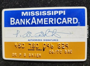 BankAmericard �~�V�V�b�s�B�s�[�v���Y�o���N �N���W�b�g�J�[�h �L������ 1970�N ~ �݌� cc109