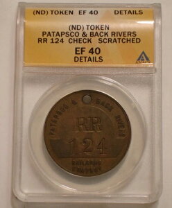 �p�^�v�X�R���o�b�N���o�[�Y�S�� RR 124 �`�F�b�N�g�[�N�� ANACS EF 40