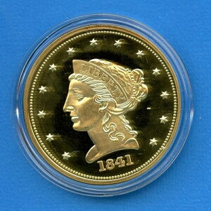 �S�[���h �R���l�b�g 1/4 �C�[�O�� 1841 �t�@���^�W�[ �v���[�t ���_�� 24K �S�[���h ���C���[�h COA �t��