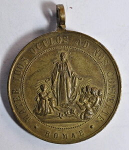 Medal Votive 1800 Mater Tuos Oculos Ad NOS �� Pio Ix ��ϊ�