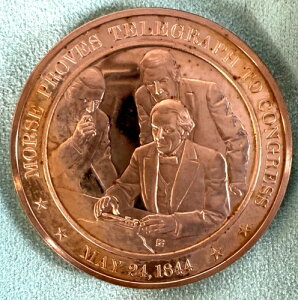 1844�N�u�����Y���_�� ? �u���[���X�M�����c��ɓd�M���ؖ��v�󏭂ȃ��B���e�[�W�i