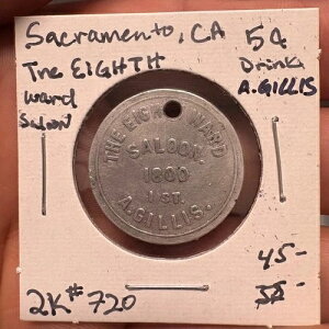 �T�N�������g�A�J���t�H���j�A�B The Eighth Ward Saloon A.Gillis 5 �Z���g �h�����N �g�[�N��