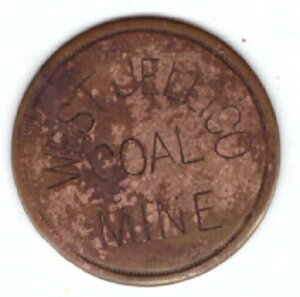 West Jellico Coal Mining Co Scrip 10C �O���[ �P���^�b�L�[ KY �m�b�N�X �o�[�o�[�r�� R10 V-