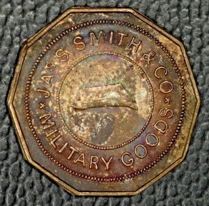 �č��f�Ճg�[�N���A1853-61�N�AJas. S. Smith & Co.�ANY 815�A�g�[������ABU+�A24mm