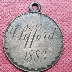 Love Token ���� �uD S C�v & �uClifford 1881�v �V���o�[�_�C�� 10c #68111-