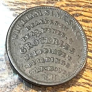 Wm Simes & Nath'l March �|�[�c�}�X�A�j���[�n���v�V���[�B Hard Times HTT-194 �f�G�ȃI���W�i�� VF CHRC