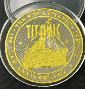 R.M.S. �^�C�^�j�b�N 100���N�L�O 1912�N 2012�N �g�[�N���R�C�� �W�F���~���g �S�[���h/�V���o�[