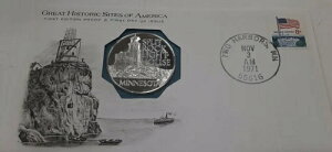 1971�N �X�v���b�g���b�N���� �~�l�\�^�B �̑�ȗ��j��� PR FDC �⃁�_��