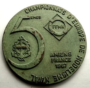 �t�����X �A�~�A�� 1967 �N 5° CHAMPIONNATS D'EUROPE DE MODELISME �C�R�M�́A�󏭁B B8