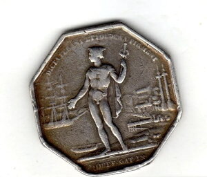 �g�[�N�� TOKEN FINANCE Brokers de Commerce Ville de Bordeaux 1833 �V���o�[ �V���o�[