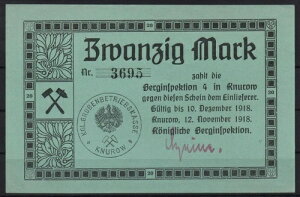 [28403] - �ً}���� KNUROW (����: Knurow)�A20 Mk�A1918 �N 11 �� 12 ���A���@�C�I���j�X�g 278.01�Aung-