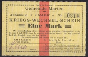 [11701] - �ً}���� �}�[�e���s�A1�}���N�A1914�N8��11���B223.1�|���h�i30.00�h���j