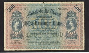 �h�C�c�A�U�V�b�V�F��s�h���X�f�� 500 �}�[�N 1922 �t�F�A