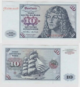 T147485 ���� 10 DM �h�C�c�}���N Ro. 270b note 2. 1970�N1�� KN CE 1581441-