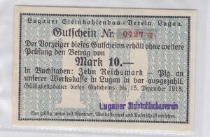 10 �}���N���� Lugauer Steinkohlenbau Verein 15.12.1918 (119349)-