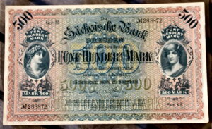 46451 ���� �U�N�Z����s �h���X�f�� 500 �}���N���� 1.7. 1922-