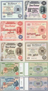 ���V�A 25 50 100 200 500 ���[�u�� 2005-2015 UNC Fox Note �Z�b�g 5 �� LOW S/N 000XXX