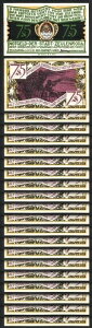 �h�C�c�AZeulenroda 75 Pfennig 1921�AUNC�A20���b�g�A�^�C�v2�A���ɔ���