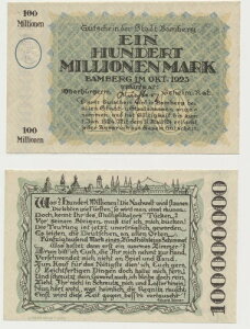 �o�C�G���� �o���x���N 1 ���}�[�N 1923 MUSTER ohne KN ohne Nummer mit Wz ( 851)