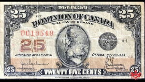 1923�N �J�i�_���� 25�Z���g ���K�i D019549 - F/VF - Writing B.V $52.50-