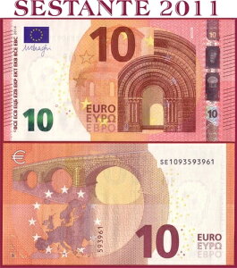 (com) ���B�A�� �C�^���A 10 EURO 2014 �T�C�� �h���M SE S004A2 - P 21s - UNC
