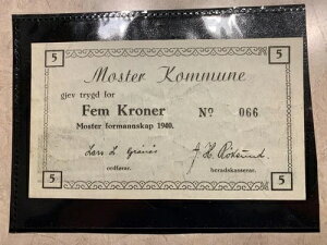 �m���E�F�[ 1940�N 5�N���[�l ������ ���X�^�[ ��ԗǍD SKU# 37629