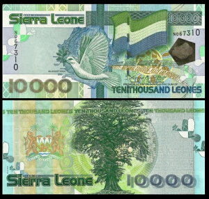 �V�G�����I�l 10,000 10000 LEONES 2004 �ړ��� N0 P 29 UNC