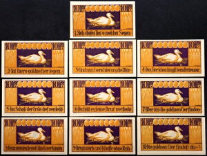 BREHNA 1921 Golden Goose �^�t �R���v���[�g�Z�b�g 10x10 �y�j�b�q �h�C�c�m�b�g�Q���g