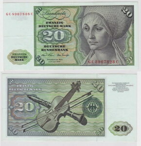 T148005 ���� 20 DM �h�C�c�}���N Ro. 271a note 2. 1970�N1�� KN GC 8967828-