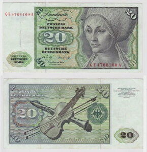 T147798 ���� 20 �h�C�c�}���N Ro. 271b note 2. 1970�N1�� KN GF 4768160-