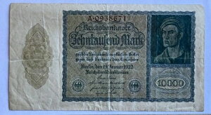 ?? 1922�N �h�C�c 10,000�}���N���� ���C�}�[�����a�� �n�C�p�[�C���t�� �ʉ�