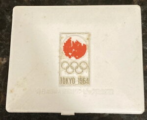 JAPAN TOKYO 1964�N�T�}�[�I�����s�b�NXVIII�I�����s�b�N���_��30mm 18g �V���o�[�B B12-
