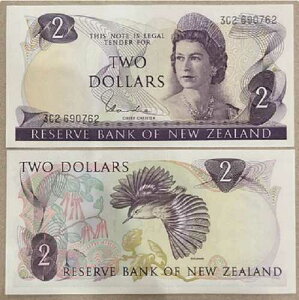 ND 1967-1981 �j���[�W�[�����h 2�h�� P-164 UNC �V����