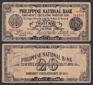 WW2 �ČR �t�B���s�� 20 �y�\ PNB CEBU C/S �X���K�I�A�X���K�I�ً}����