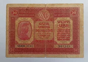�C�^���A ���F�l�c�B�A�n�� �o�X�N�m�[�g 20 �����E���F�l�^ 1918 P#m.7 - g-vg