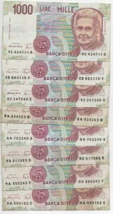 1000�C�^���A��������8�� - 1990�N - �v���t�B�b�N�X: AA HA HA KE RA RB RE SB