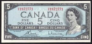 �J�i�_ 1954�N 5�h������ Bouey - Rasminsky U/X 1872771