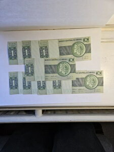 Banco Central Do Brasil 1 Um Cruzeiro Note x 8 - ���g��/���B���e�[�W/�R���N�V�����\
