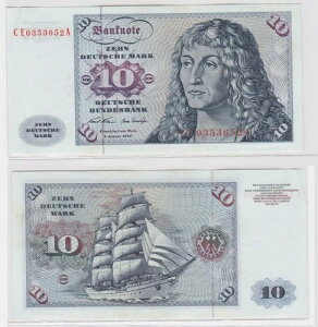 T146643 ���� 10 DM �h�C�c�}���N Ro. 270b note 2. 1970�N1�� KN CE 0353652-