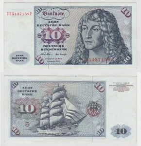 T146875 ���� 10 DM �h�C�c�}���N Ro. 270b note 2. 1970�N1�� KN CE 5437159-