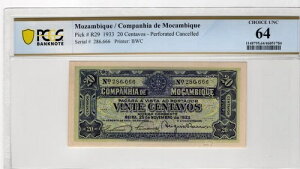 ���U���r�[�N 1933�N 20�Z���^�{ PCGS ���� UNC 64 Pick R29