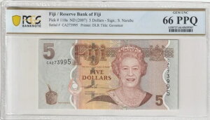 �t�B�W�[ 2007�N 5�h�� PCGS�F�莆�� UNC 66 PPQ �s�b�N110a